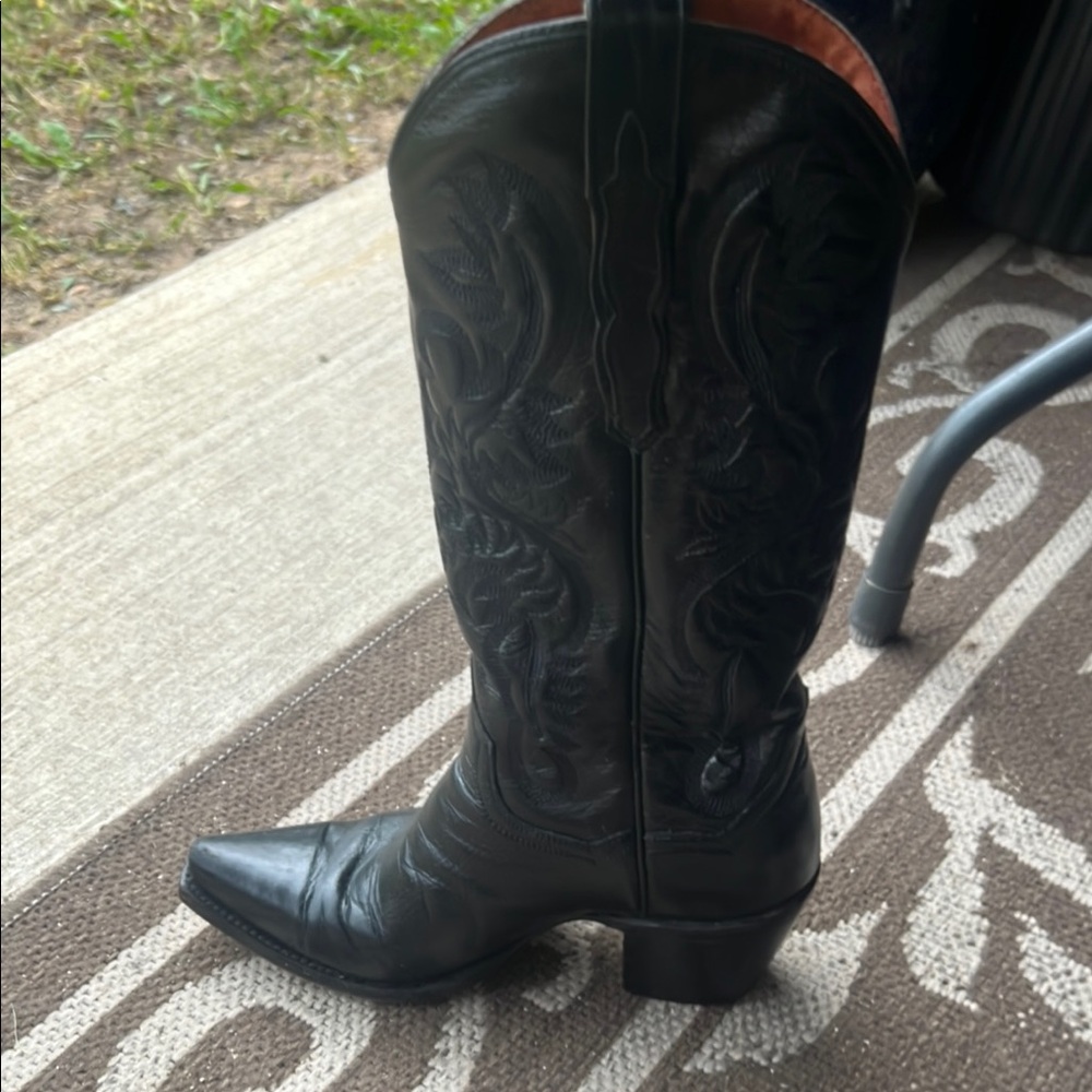 Black Western Cowboy Boots